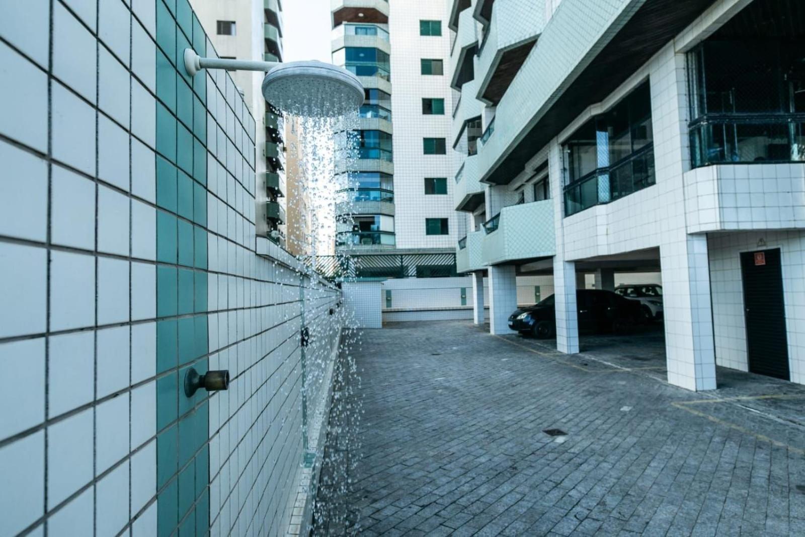 Frente Vista Mar Com Varanda Wi Fi 300Mbps E 10M Da Praia Da Tupi - Estacionamento Gratuito 大普拉亚 外观 照片