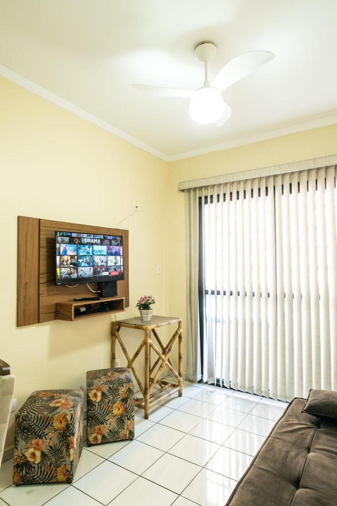 Frente Vista Mar Com Varanda Wi Fi 300Mbps E 10M Da Praia Da Tupi - Estacionamento Gratuito 大普拉亚 外观 照片