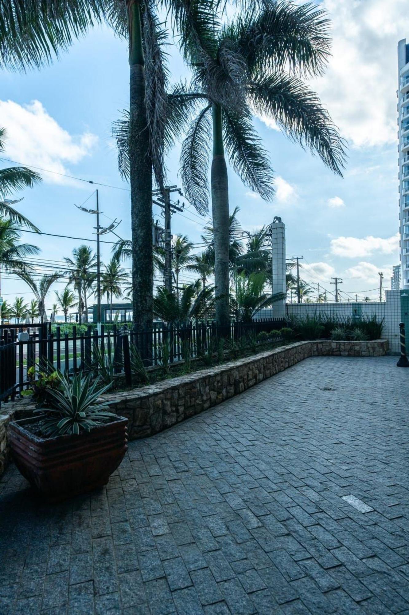 Frente Vista Mar Com Varanda Wi Fi 300Mbps E 10M Da Praia Da Tupi - Estacionamento Gratuito 大普拉亚 外观 照片