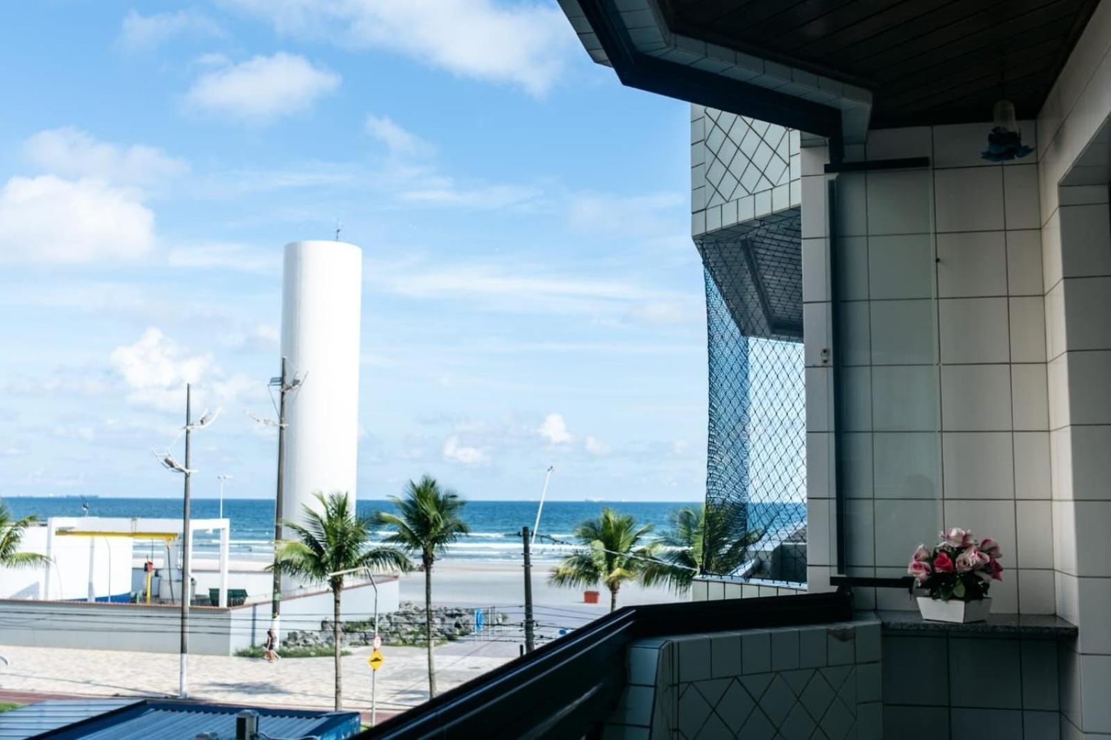 Frente Vista Mar Com Varanda Wi Fi 300Mbps E 10M Da Praia Da Tupi - Estacionamento Gratuito 大普拉亚 外观 照片