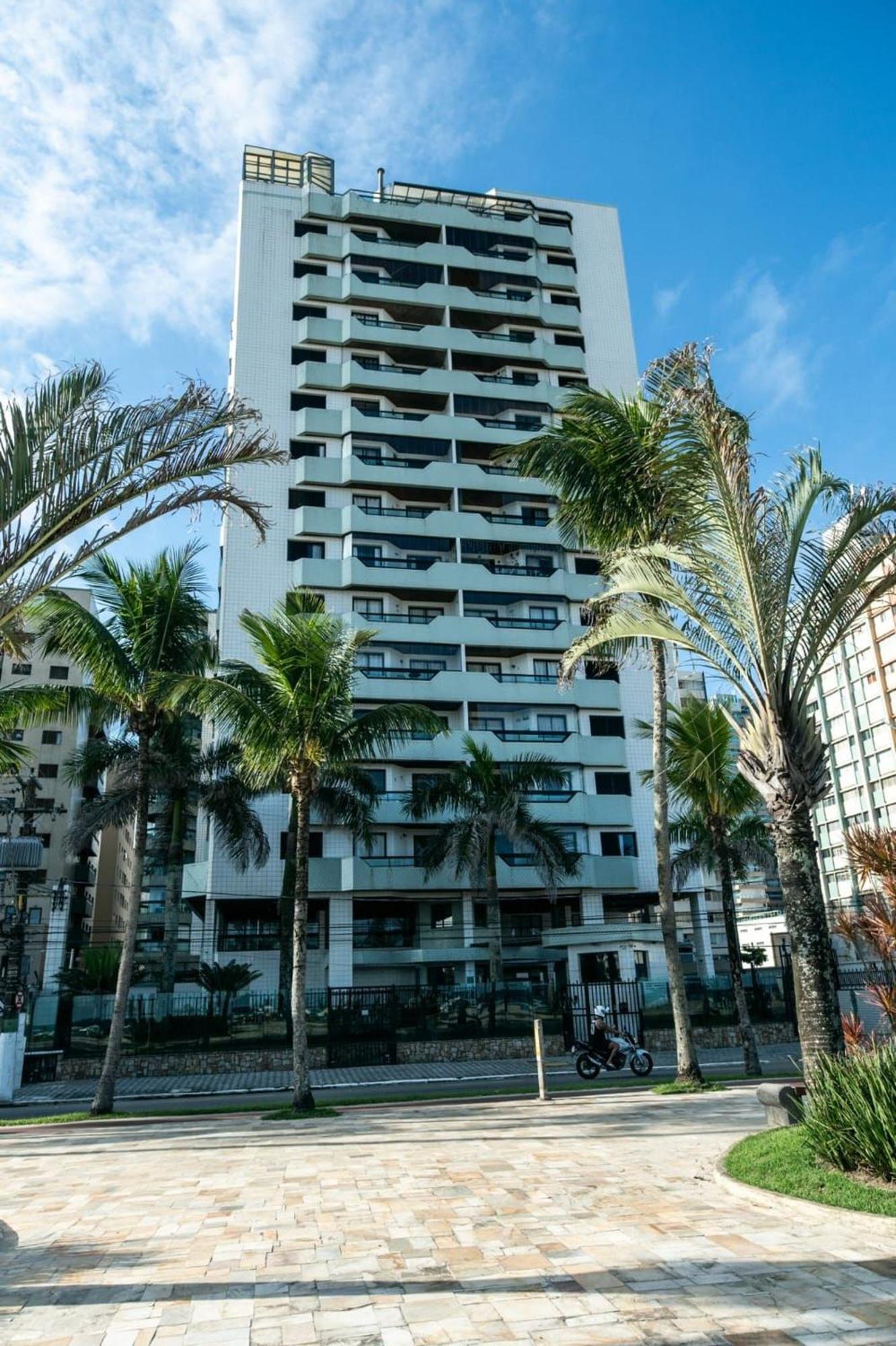 Frente Vista Mar Com Varanda Wi Fi 300Mbps E 10M Da Praia Da Tupi - Estacionamento Gratuito 大普拉亚 外观 照片